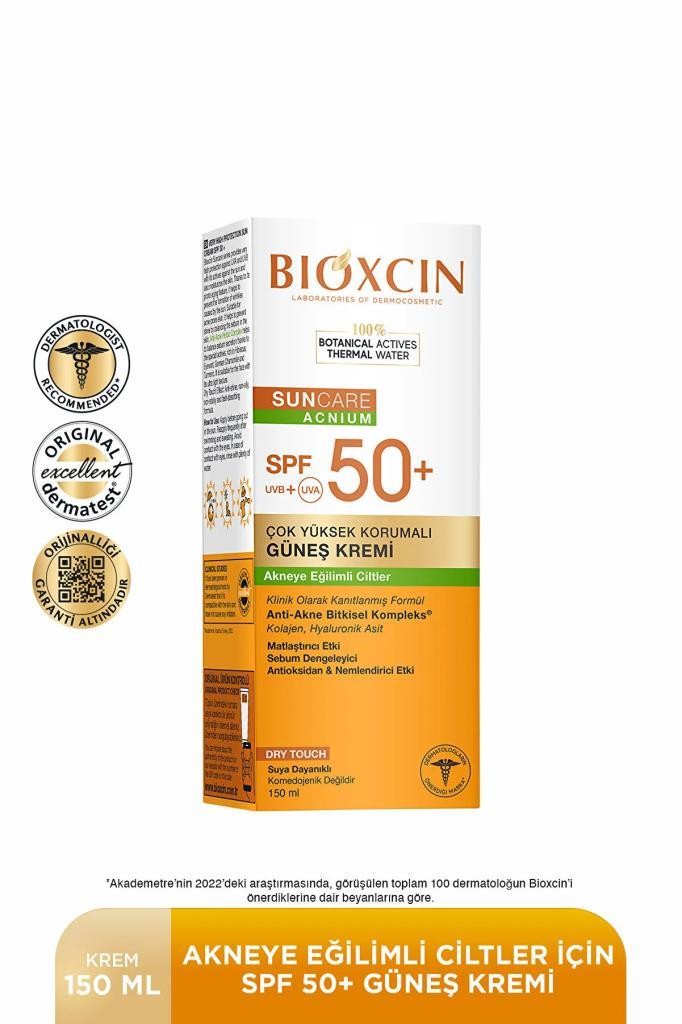 Bioxcin Sun Care SPF50 Akneye Eğilimli Ciltler İçin Güneş Kremi 150 ml 