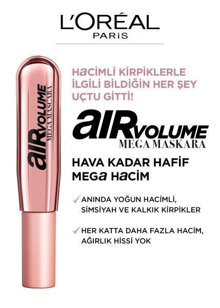 L’Oréal Paris Air Volume Mega Hacim Veren Maskara - Siyah