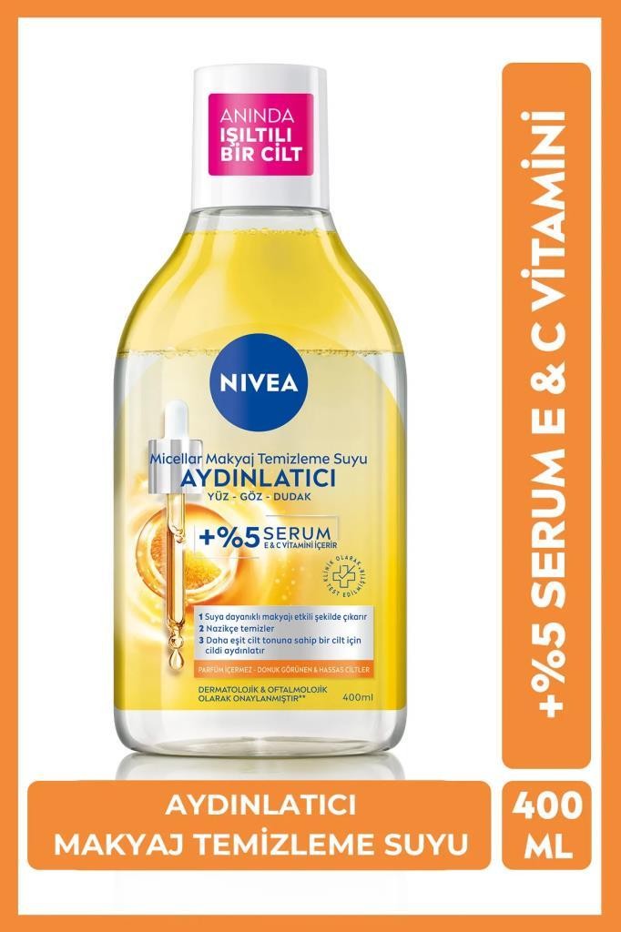 Nivea Aydınlatıcı Micellar Makyaj Temizleme Suyu 400 ml 