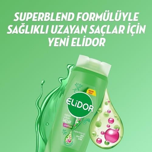 Elidor Sağlıklı Uzayan Saçlar Şampuan 500 ml
