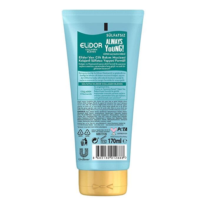 Elidor Collagen Blends Onarıcı Sülfatsız Saç Bakım Kremi 170 ml