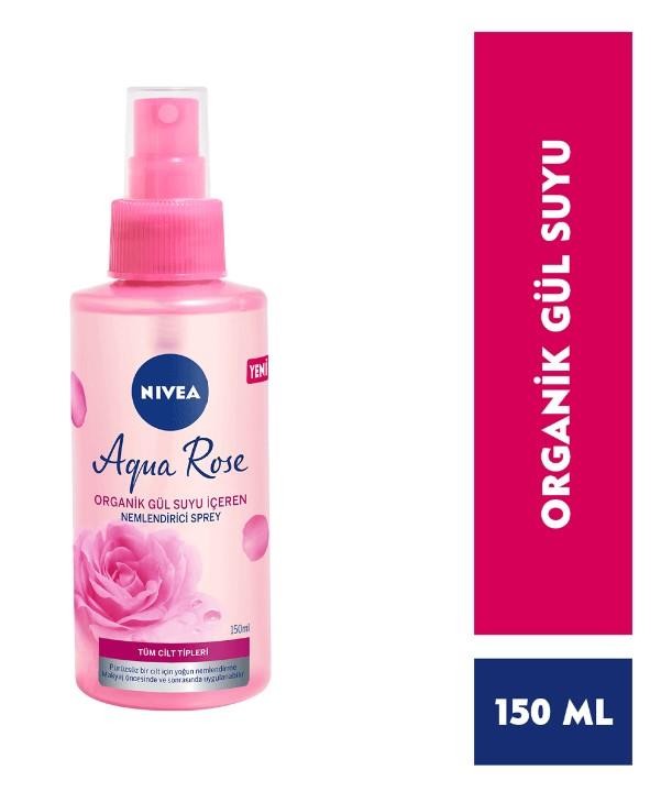 Nivea Aqua Rose Organik Gül Suyu içeren Nemlendirici Sprey 150 ml