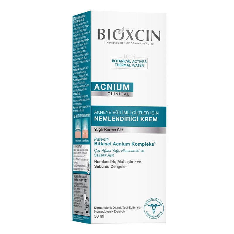 Bioxcin Acnium Sebum Dengeleyici Nemlendirici Krem 50 ml