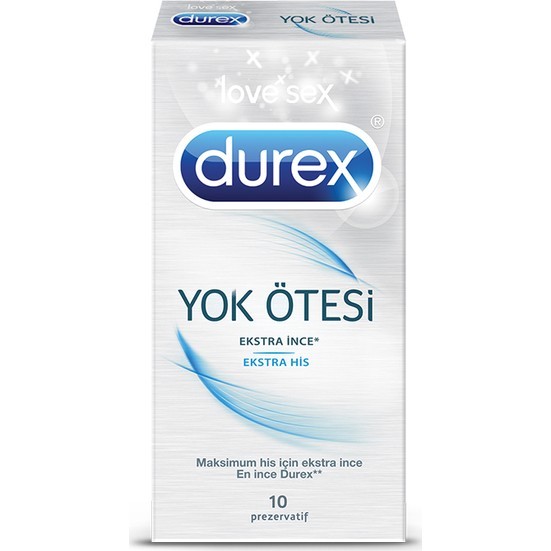 Durex Yok Ötesi Ekstra His Prezervatif 10'lu