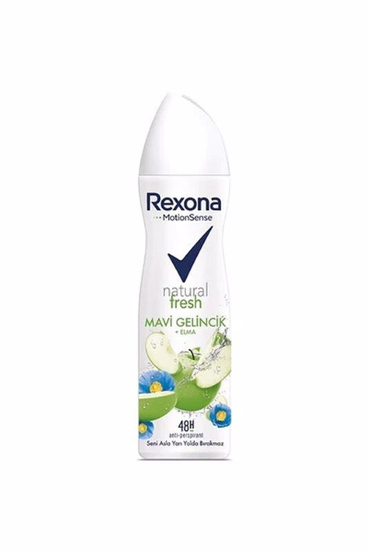 Rexona Motionsense Natural Fresh Mavi Gelincik Elma Kadın Deodorant 150 ml