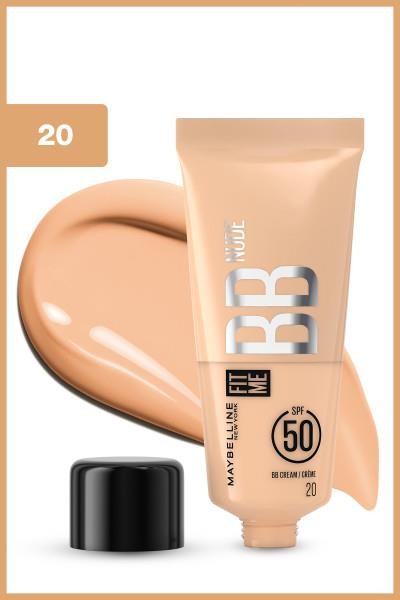 Maybelline Fİt Me BB Cream SPF50+ Renkli Nemlendiric No: 20