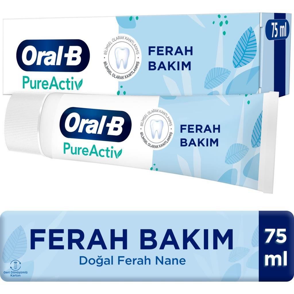 Oral-B Pure Activ Ferah Bakım Diş Macunu 75 ml