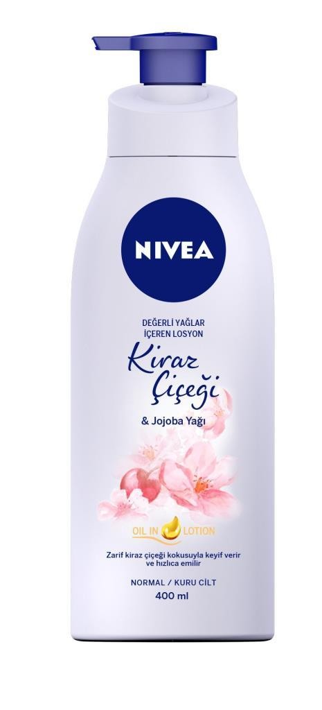 Nivea Kiraz Çiçeği & Jojoba Yağı Vücut Losyonu 400 ml