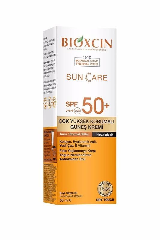 Bioxcin Sun Care SPF50+ Kuru Ciltler Çok Yüksek Korumalı Güneş Kremi 50 ml