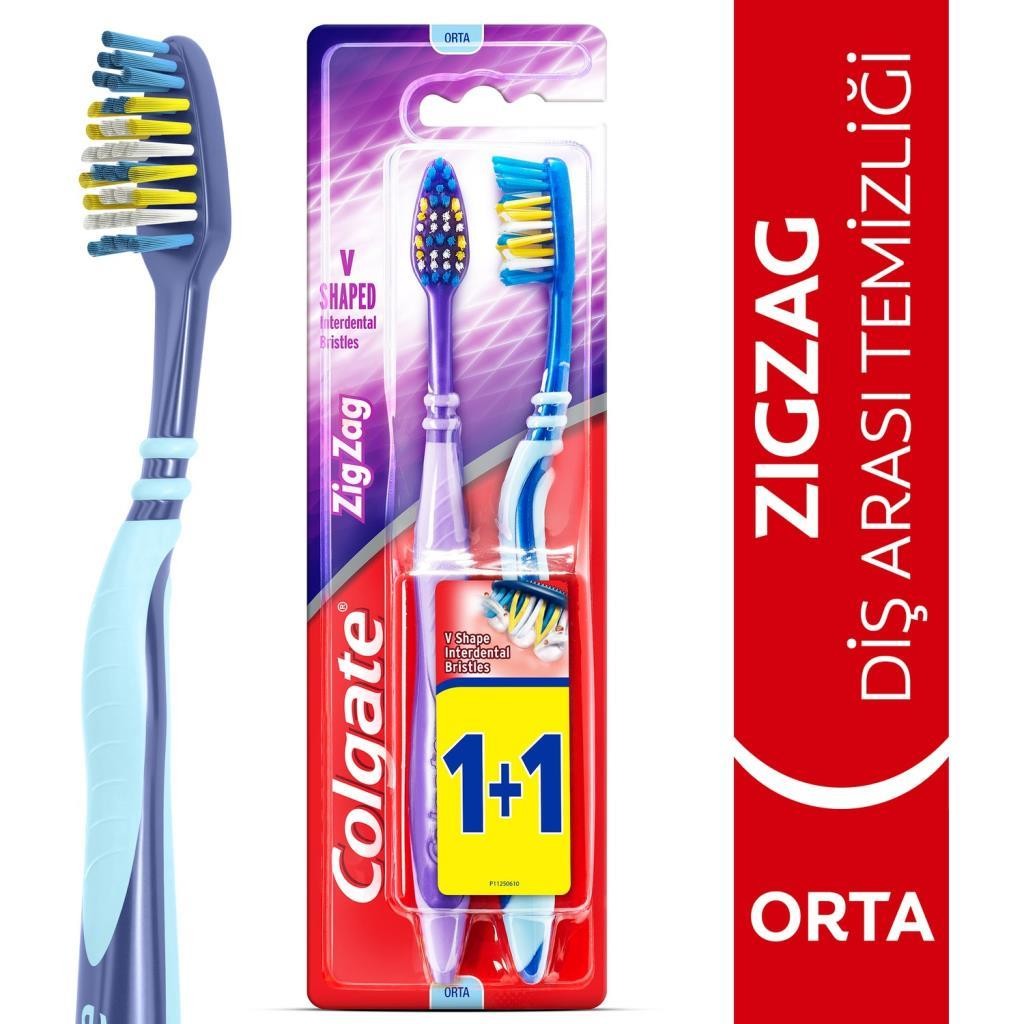 Colgate Zig Zag Diş Fırçası 1+1- Orta