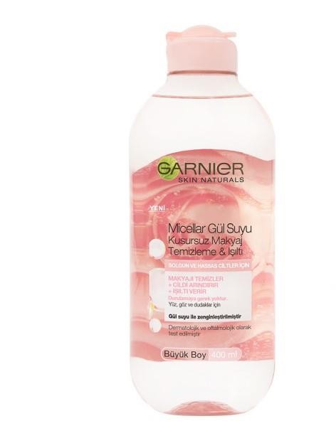 Garnier Micellar Gül Suyu Kusursuz Makyaj Temizleme & Işıltı 400 ml