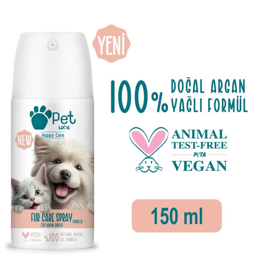 Pet Love Tüy Bakım Spreyi Vanilya 150 ml