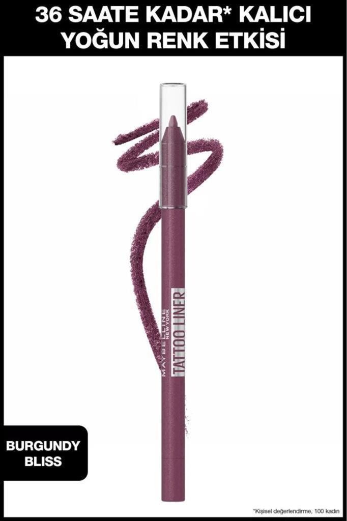 Maybelline New York Tattoo Liner Jel Göz Kalemi - Burgundy Bliss