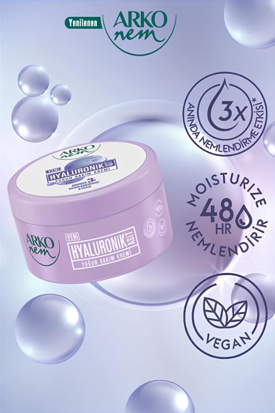 Arko Nem Yoğun Bakım Kremi Hyaluronik Asit 150 ml
