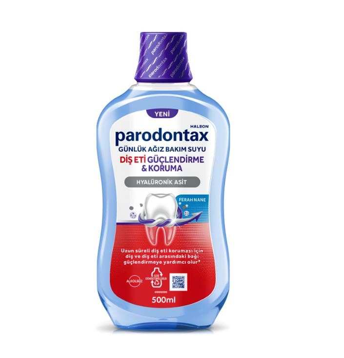 Parodontax Diş Eti Güçlendirme ve Koruma Ağız Bakım Suyu Ferah Nane 500 ml