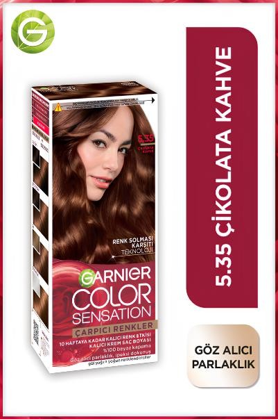 Garnier Çarpıcı Renkler 5.35 Çikolata Kahve Saç Boyası