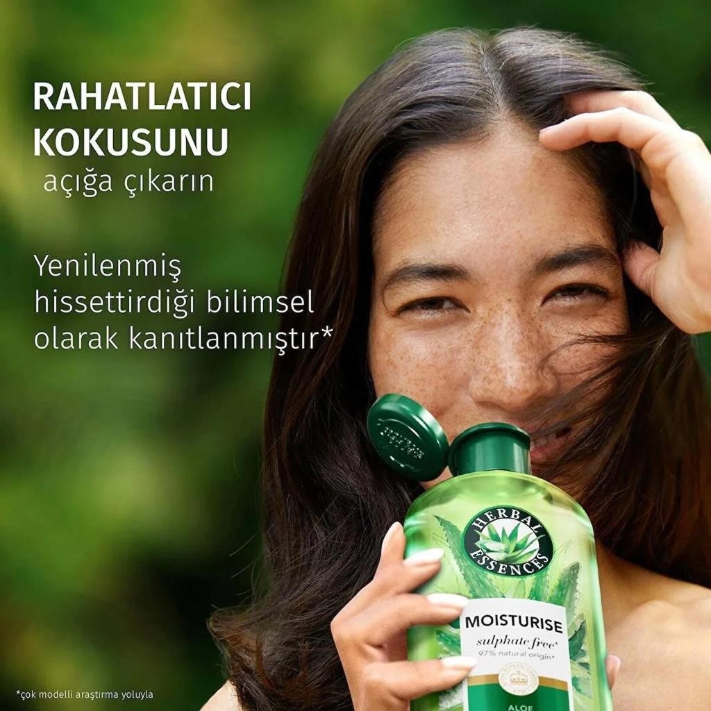 Herbal Essences Yatıştırıcı Aloe İçeren Sülfatsız Saç Bakım Kremi 250 ml 