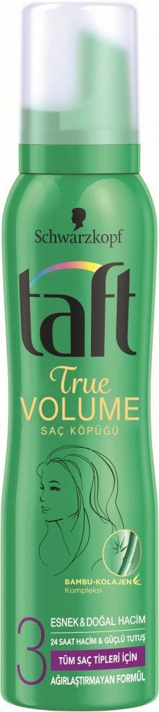 Taft True Volume 3 Saç Köpüğü 150 ml
