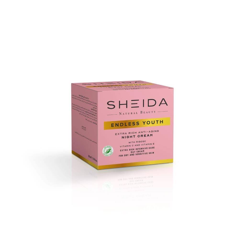 Sheida Endless Youth Yaşlanma Karşıtı Ekstra Zenginleştirilmiş Gece Kremi 50 ml
