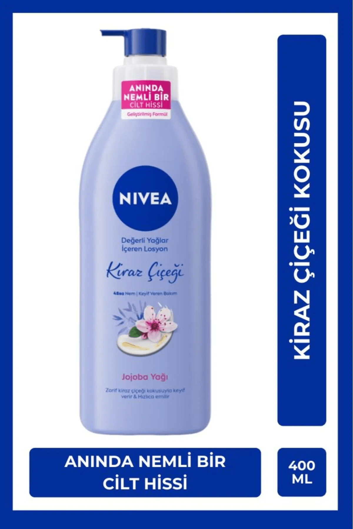 Nivea Kiraz Çiçeği & Jojoba Yağı Vücut Losyonu 400 ml