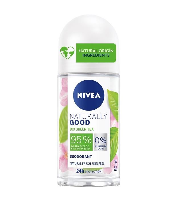 Nivea Naturally Good Doğal Yeşil Çay Özleri Kadın Deodorant Roll-On 50 ml