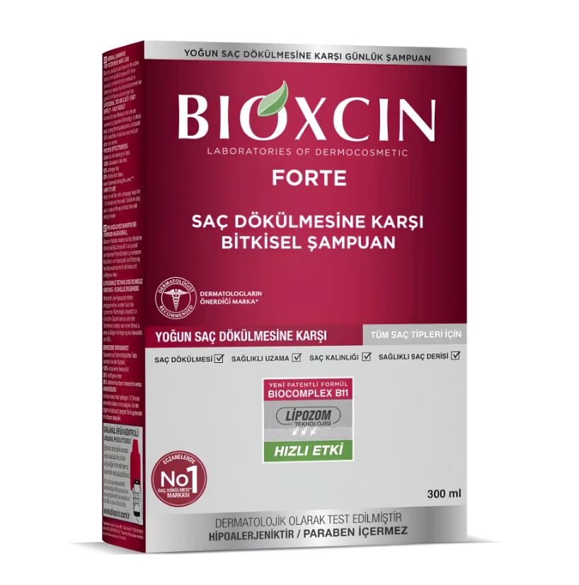 Bioxcin Forte Yoğun Saç Dökülmesine Karşı Bitkisel Şampuan 300ml