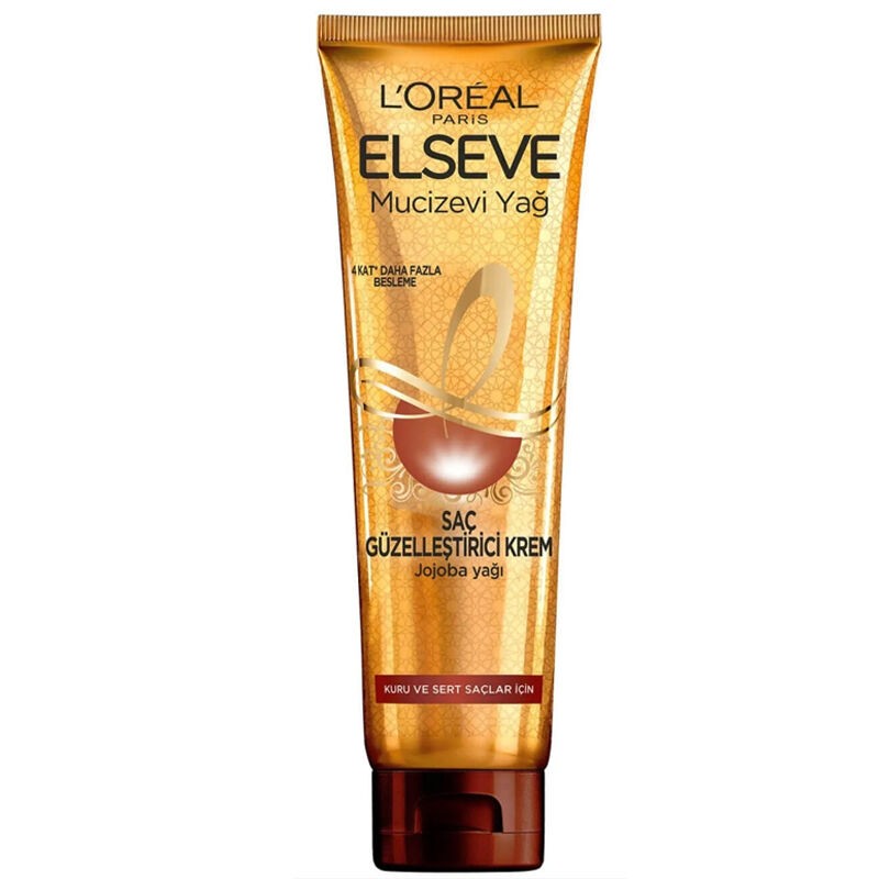 L'Oréal Paris Elseve Mucizevi Yağ Saç Güzelleştirici Krem Kuru&Sert 150 ml