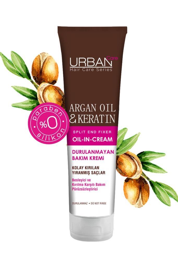 Urban Care Argan Oil & Keratin Durulanmayan Bakım Kremi 150 ml