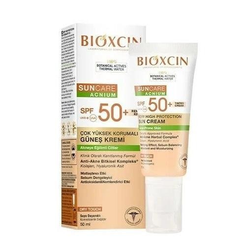 Bioxcin Akneye Eğilimli Ciltler İçin Güneş Kremi Spf50 - 50 ml 