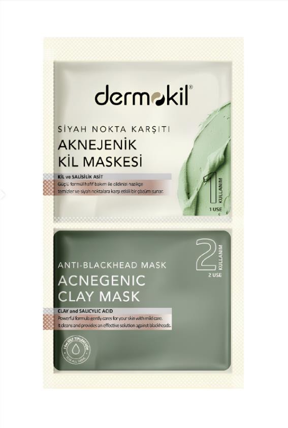 Dermokil Siyah Nokta Karşıtı Kil Maskesi 7,5 ml X2