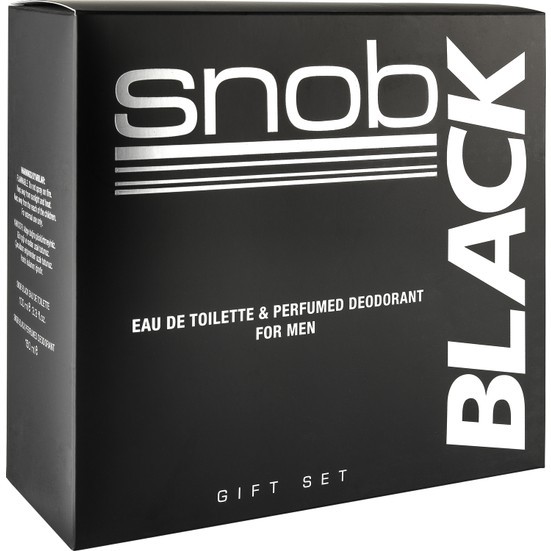Snob Black Edt 100 ml + 150 ml Deodorant Hediyeli Erkek Kofre Set