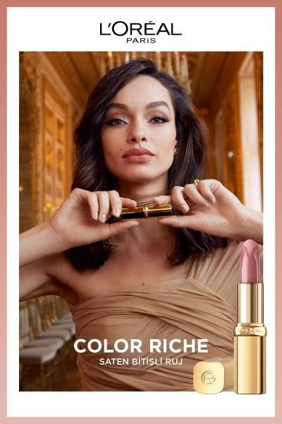 L'Oréal Paris Color Riche Saten Bitişli Ruj - 520 Nude Defiant