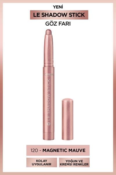  L'Oréal Paris Le Shadow Stick Göz Farı - 120 Magnetic Mauve