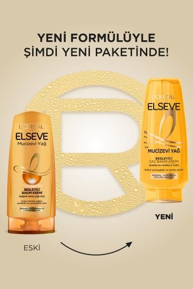Loreal Paris Elseve Mucizevi Yağ Besleyici Saç Bakım Kremi 250 ml