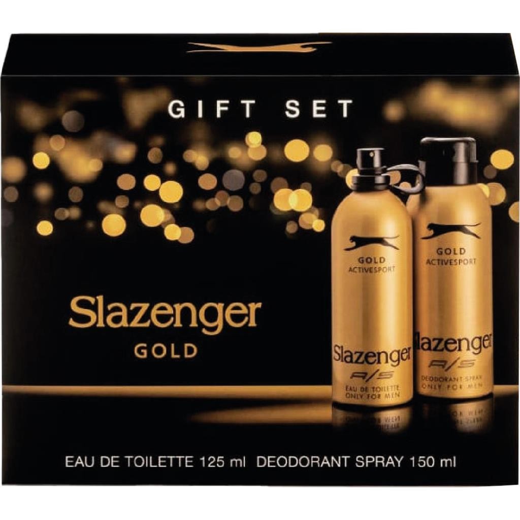 Slazenger Gold Active Sport Erkek Parfüm 125ml + Deodorant Spray 150ml Set