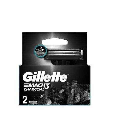 Gilette Mach3 Charcoal Yedek Tıraş Bıçağı 2'li 