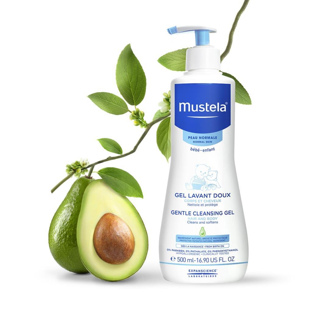 Mustela Organik Avokado İçerikli Yenidoğan Saç ve Vücut Şampuanı 500 ml