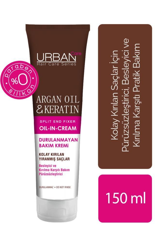 Urban Care Argan Oil & Keratin Durulanmayan Bakım Kremi 150 ml