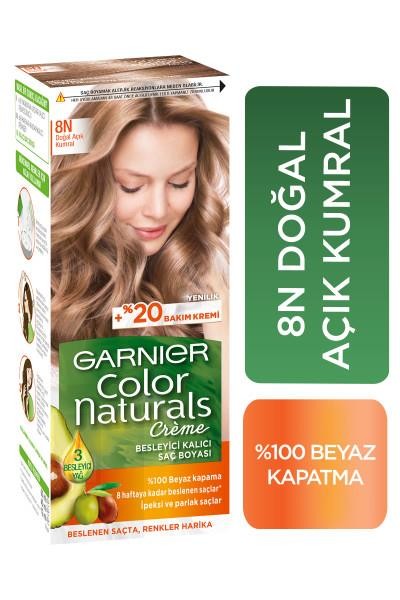 Garnier Color Naturals Creme Saç Boyası - 8N Doğal Açık Kumral