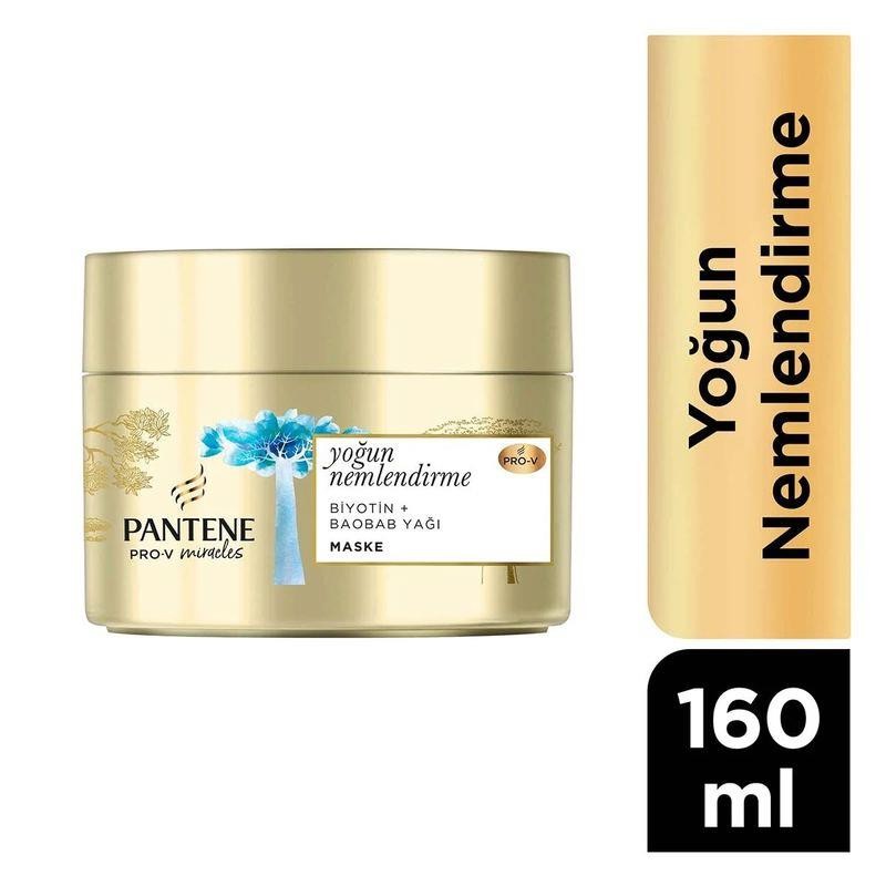 Pantene Pro-V  Miracles Hydra Glow Nemlendirici Saç Makesi 160 ml