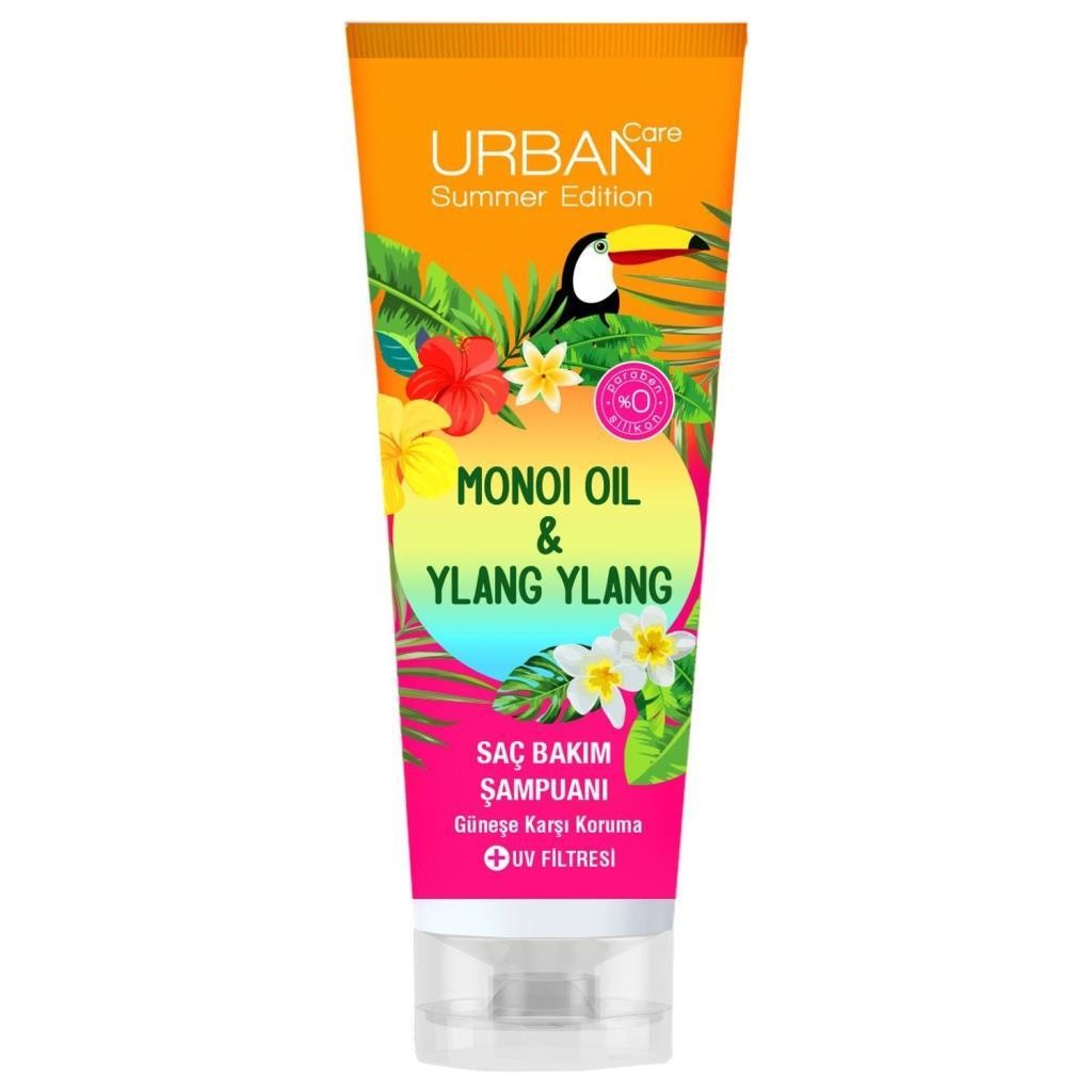 Urban Care Monoi Oil & Ylang Ylang Güneşe Karşı Koruyucu Saç Bakım Şampuanı 250 ml