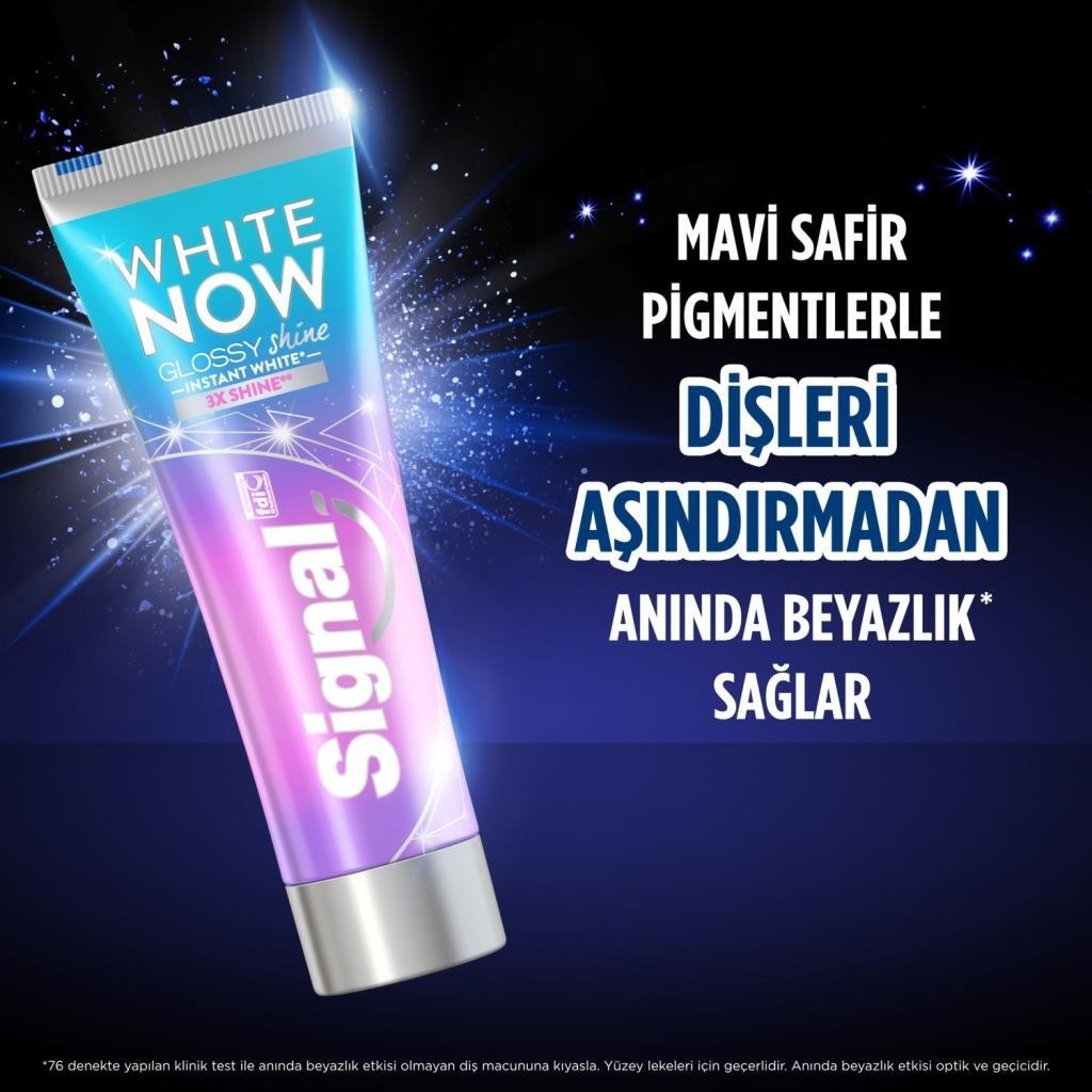 Signal White Now Glossy Shine Diş Macunu 75 ml