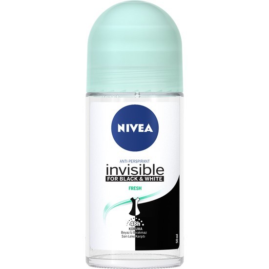 Nivea Kadın Roll-On Invisible Black&White Fresh 50 ml