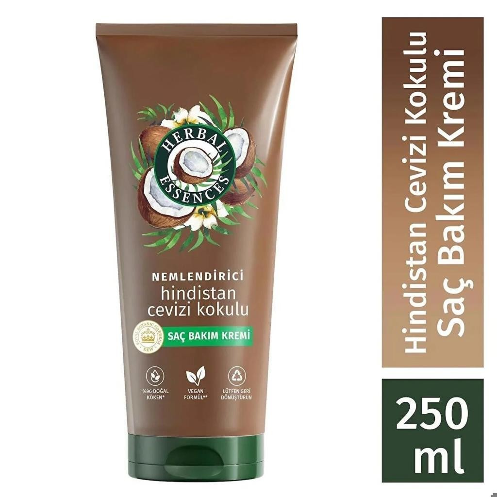 Herbal Essences Nemlendirici Hindistan Cevizi Kokulu Saç Bakım Kremi 250 ml 