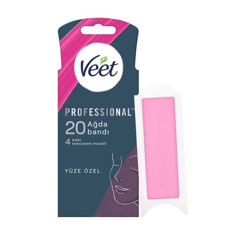 Veet Professional Yüze Özel Sir Ağda Bantları 20'li 