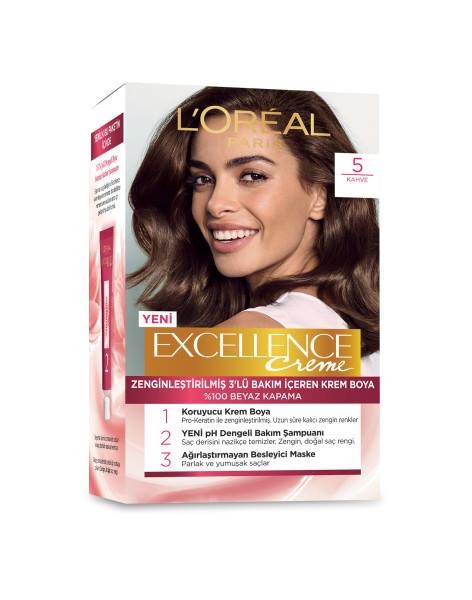 L’Oréal Paris Excellence Creme Saç Boyası - 5 Kahve
