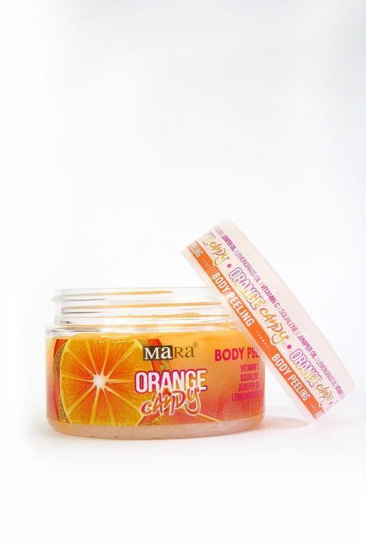 Mara Orange Candy Değerli Yağlar İçeren Portakal Şekeri Vücut Peelingi 300 gr