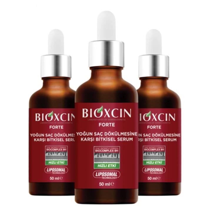 Bioxcin Forte Yoğun Saç Dökülmesine Karşı Bitkisel Serum 3x50 ml