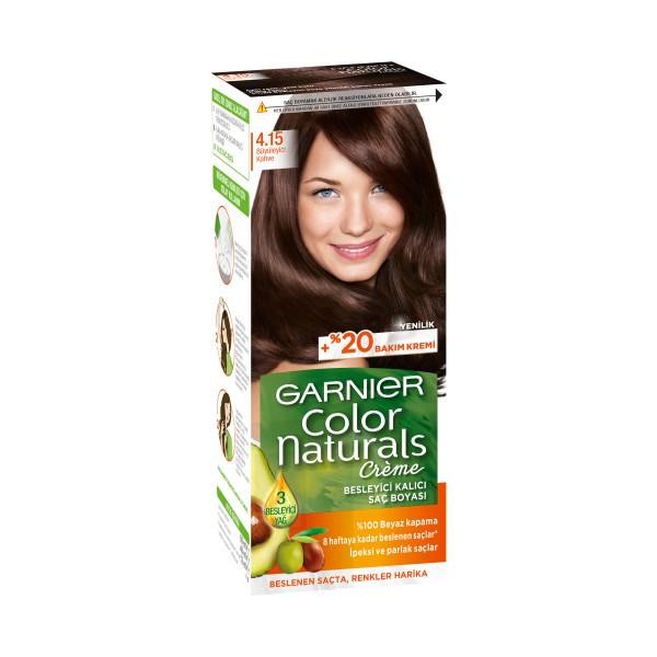 Garnier Color Naturals Creme Saç Boyası - 4.15 Büyüleyici Kahve