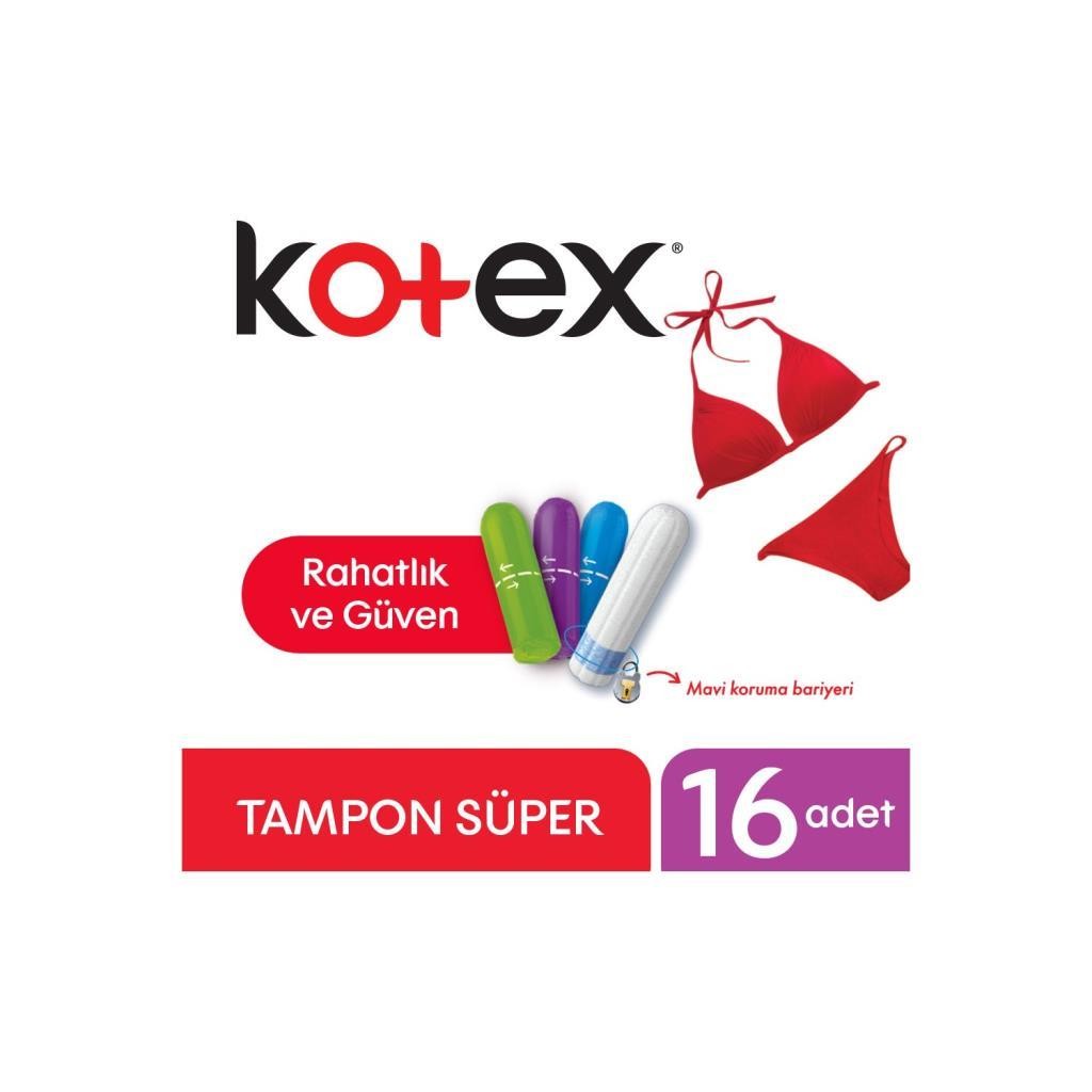 Kotex Tampon Super 16'lı